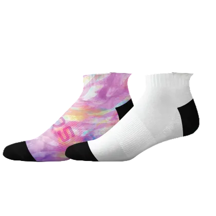Sox Footwear Magicorn Leopard Tab Unisex Multi Sport Socks - Pack of 2 (Print)