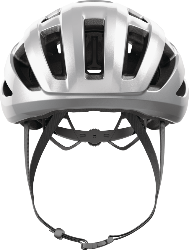Abus Powerdome Road Cycling Helmet (Gleam Silver)