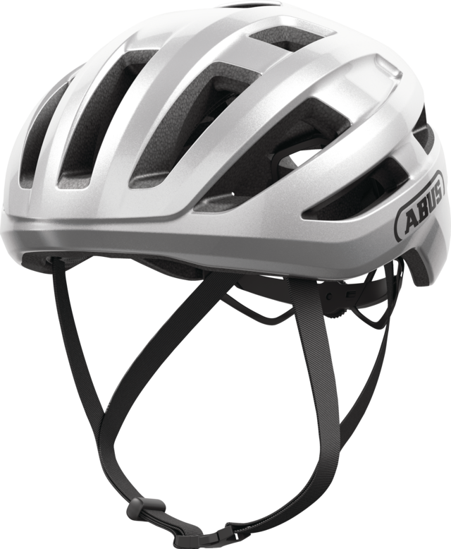 Abus Powerdome Road Cycling Helmet (Gleam Silver)