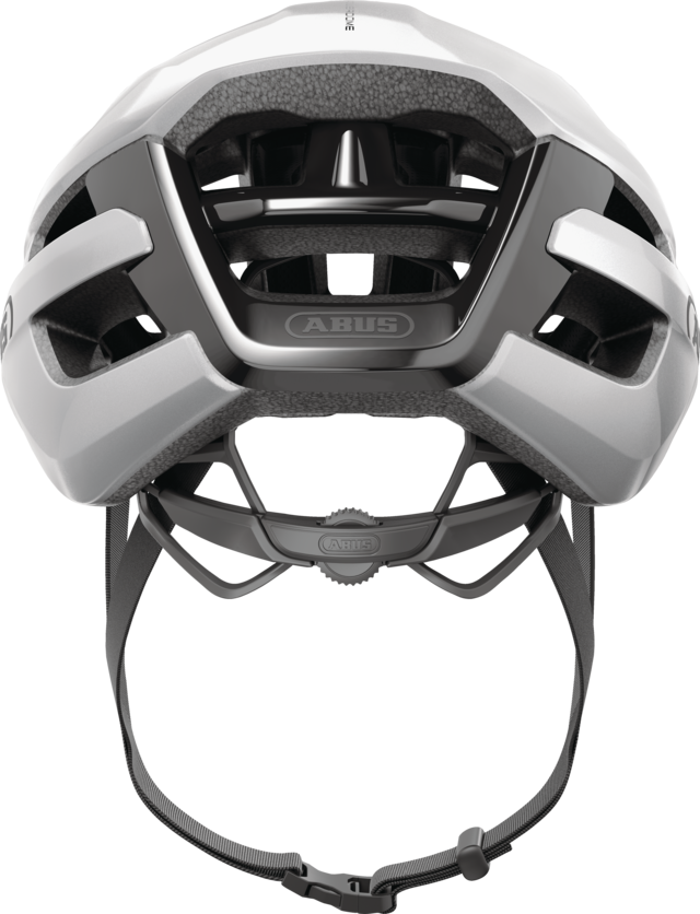 Abus Powerdome Road Cycling Helmet (Gleam Silver)