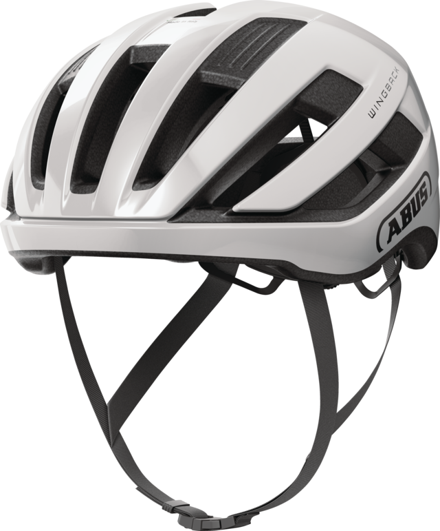 Abus Wingback Road Cycling Helmet (Shiny White)