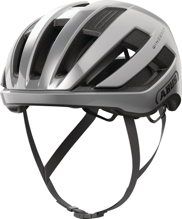 Abus Wingback Road Cycling Helmet (Gleam Silver)
