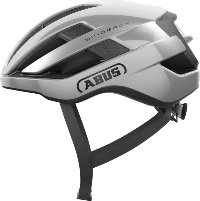 Abus Wingback Road Cycling Helmet (Gleam Silver)