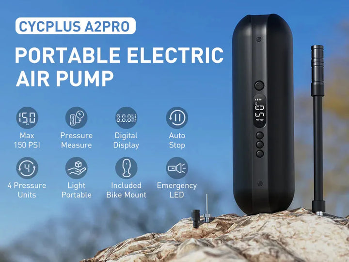 Cycplus A2 Air Electronic Pumps (Black)