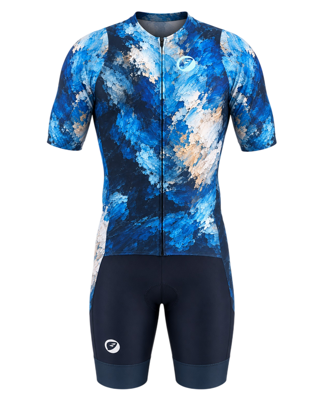 Apace Butterfly Volt Unibody Trisuit (Men's) (Storm) - front