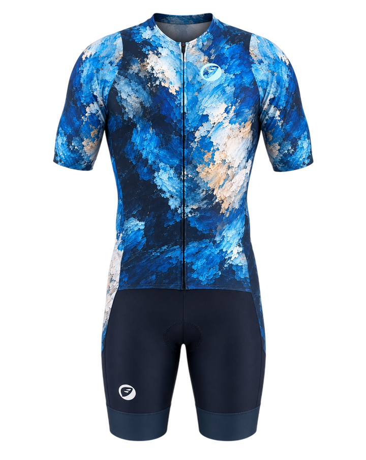 Apace Butterfly Volt Unibody Trisuit (Men's) (Storm) - front