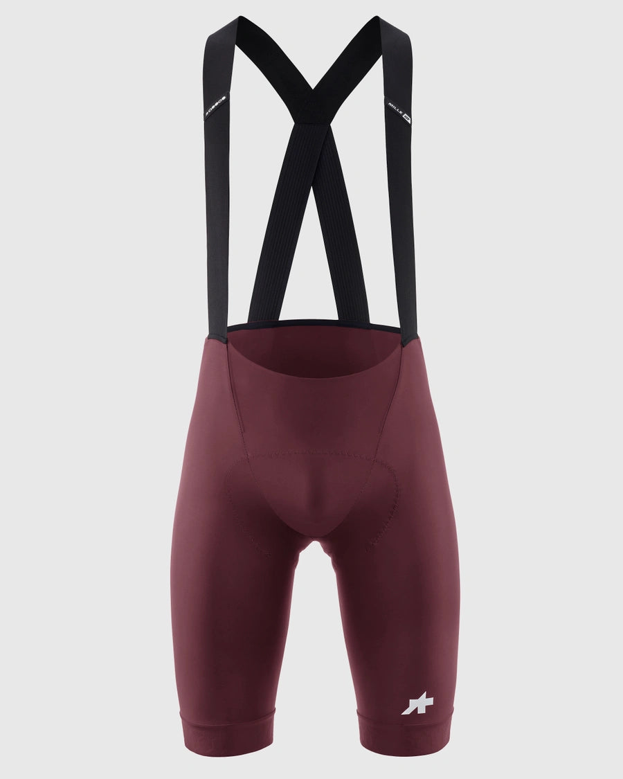 Assos MILLE GT S11 Men's Cycling Bib Shorts (Burgundy Red)