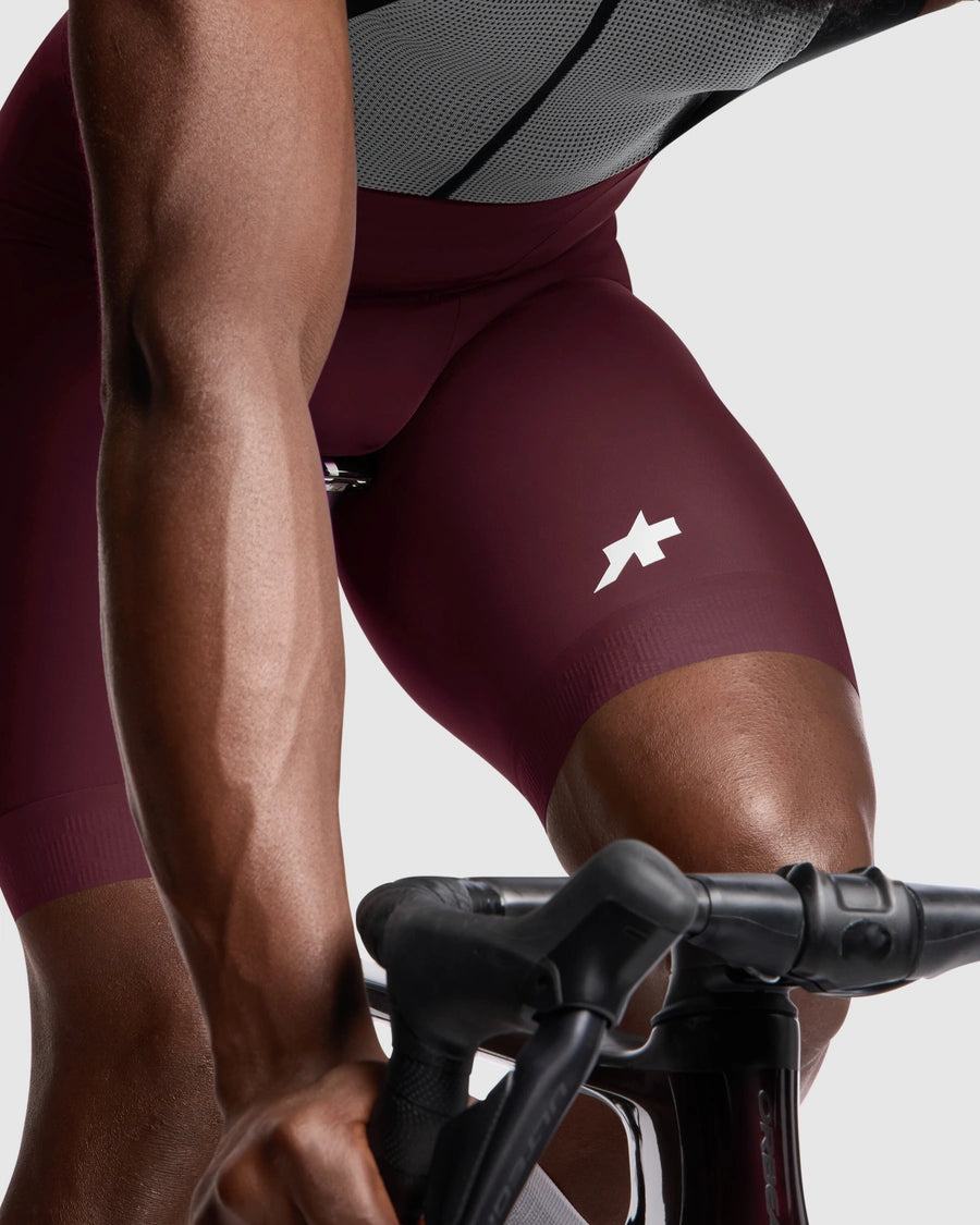 Assos MILLE GT S11 Men's Cycling Bib Shorts (Burgundy Red)