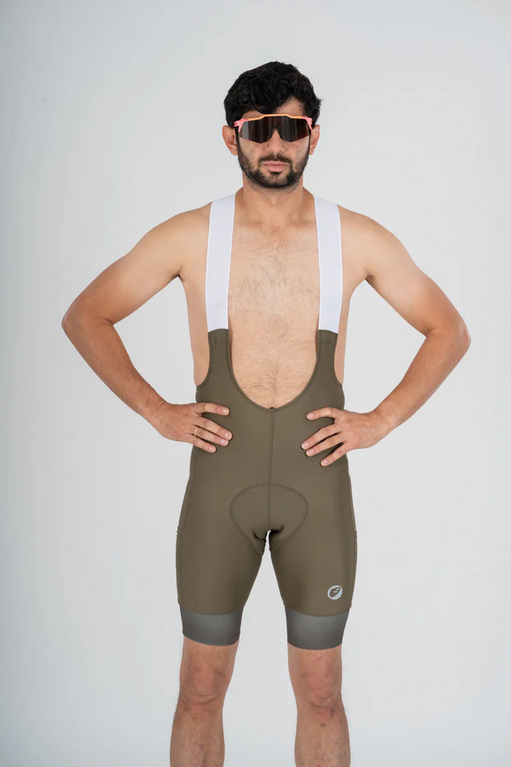 Apace Tourer Endurance Men's Cycling Bib Shorts (Moss)