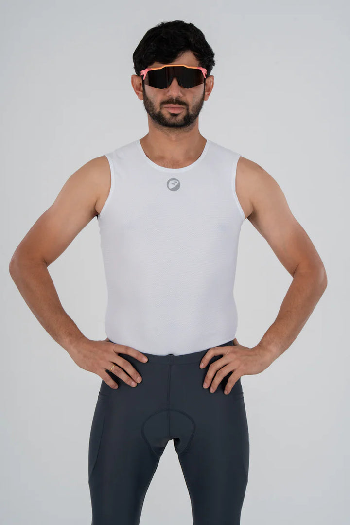 Apace Unisex Cycling Baselayer (White)