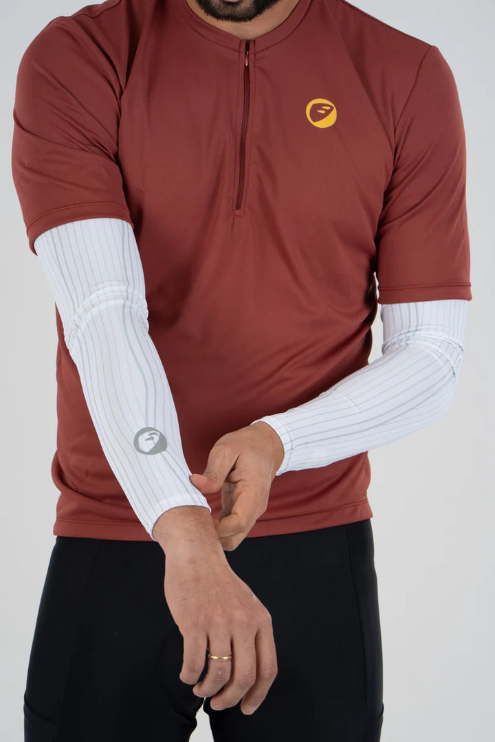 Apace Shield Wind Unisex Arn Sleeves (White)