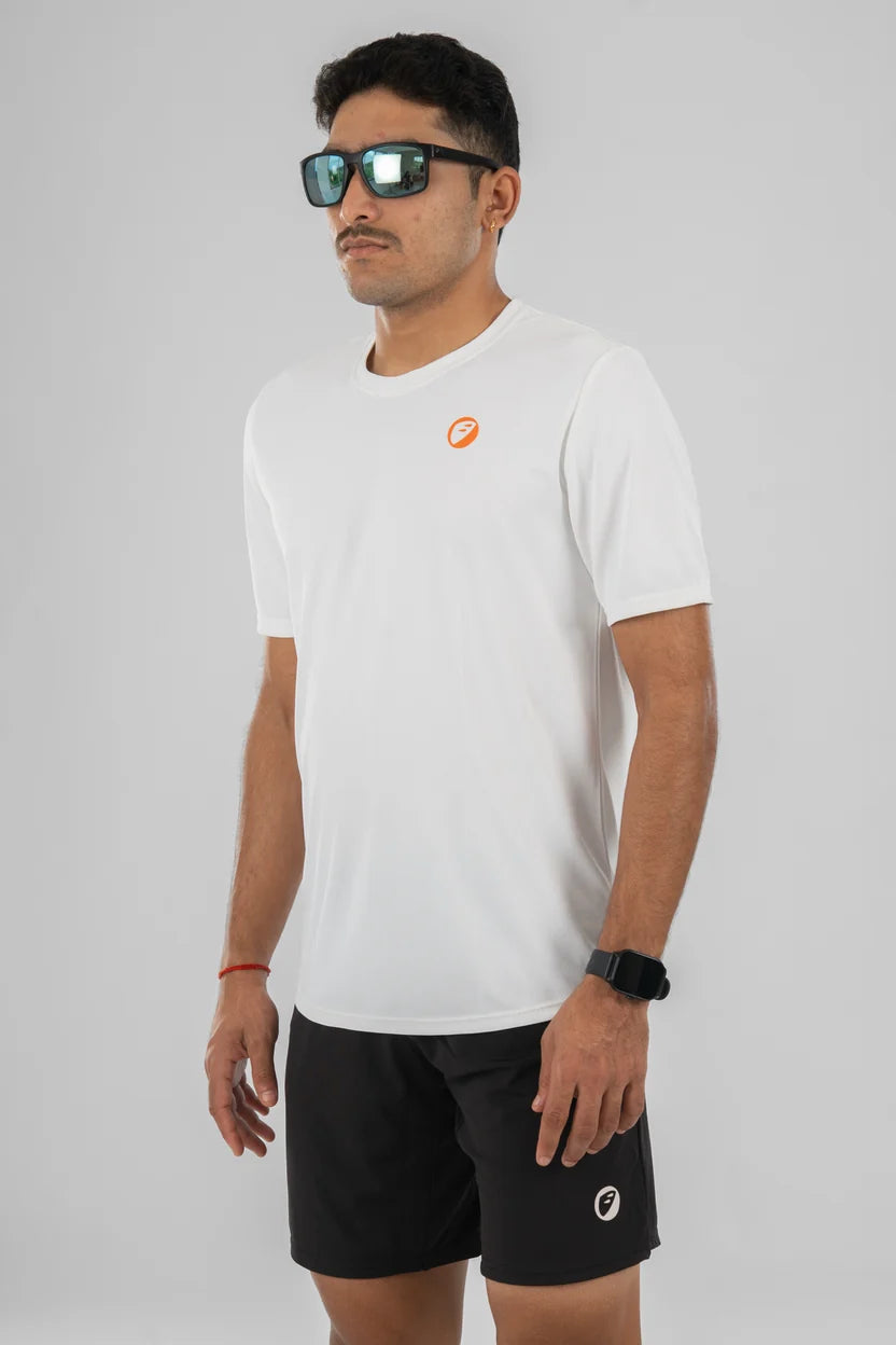 Apace Active Men's Casual T-Shirts (Snow)
