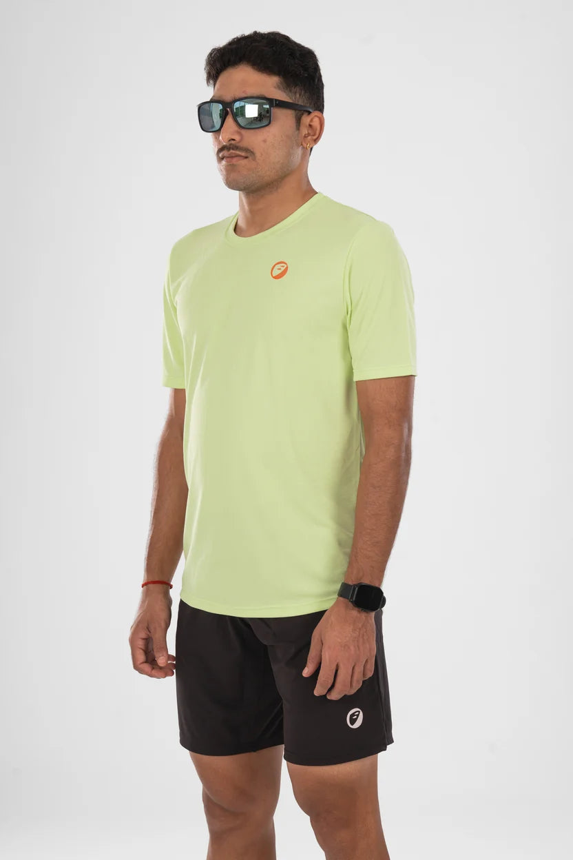 Apace Active Men's Casual T-Shirts (Lime)