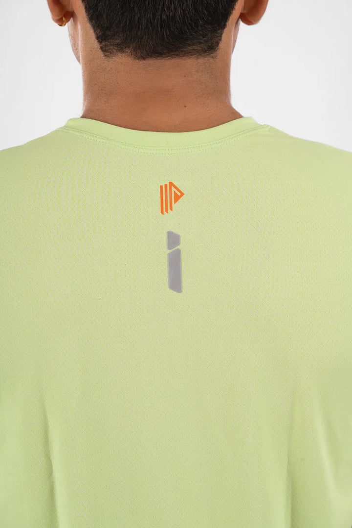 Apace Active Men's Casual T-Shirts (Lime)