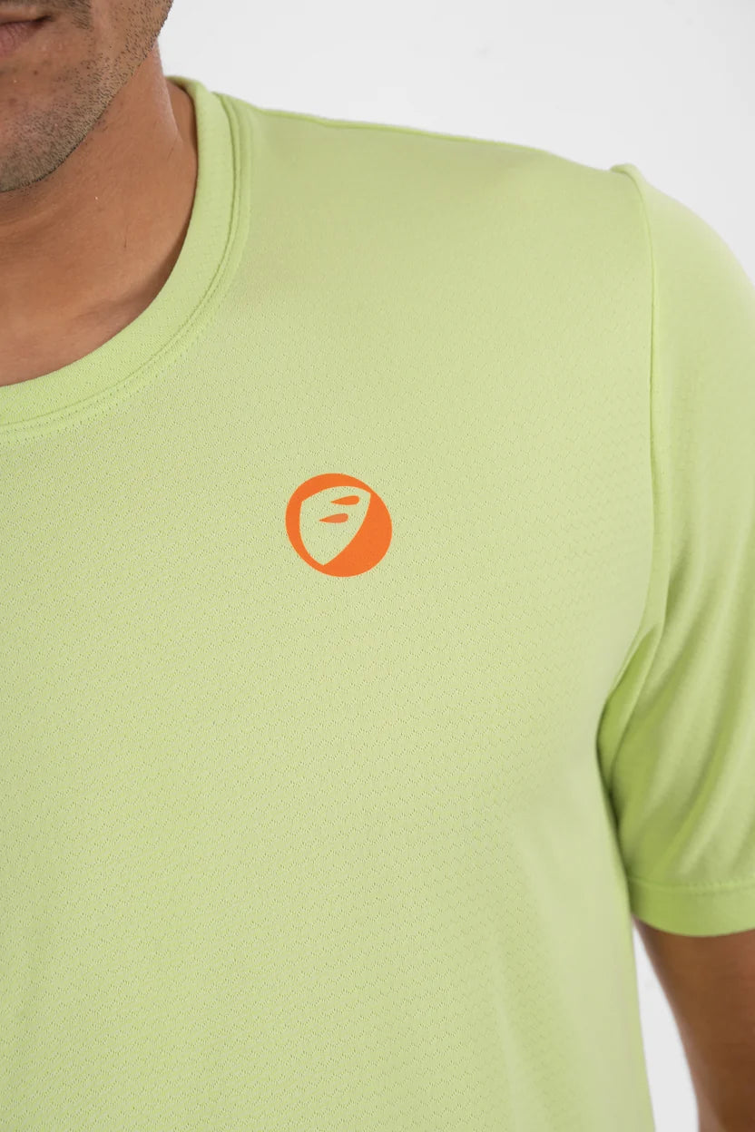 Apace Active Men's Casual T-Shirts (Lime)