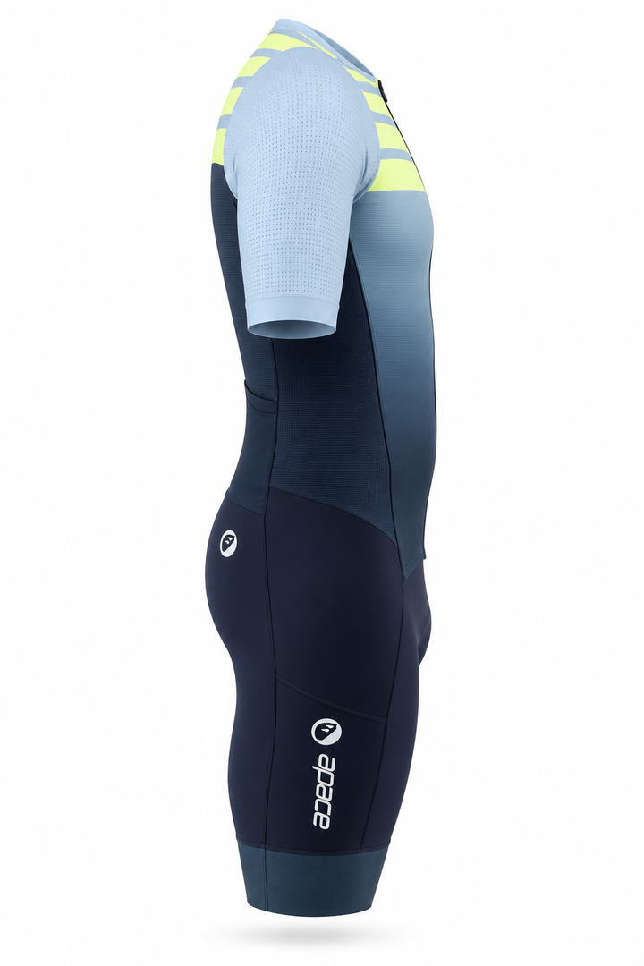 Apace Butterfly Volt Unibody Trisuit (Men's) (Frostline) - side profile