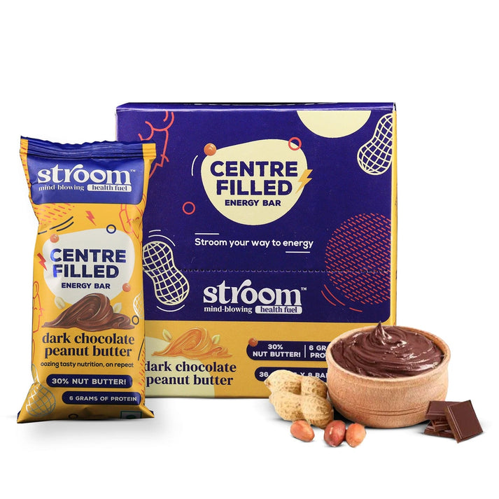 Stroom Dark Chocolate Peanut Butter Nutrition Bar