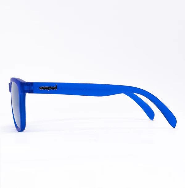 Craycol Blue Me Away Sport Sunglasses (Translucent Royal Blue/Reflective Blue)