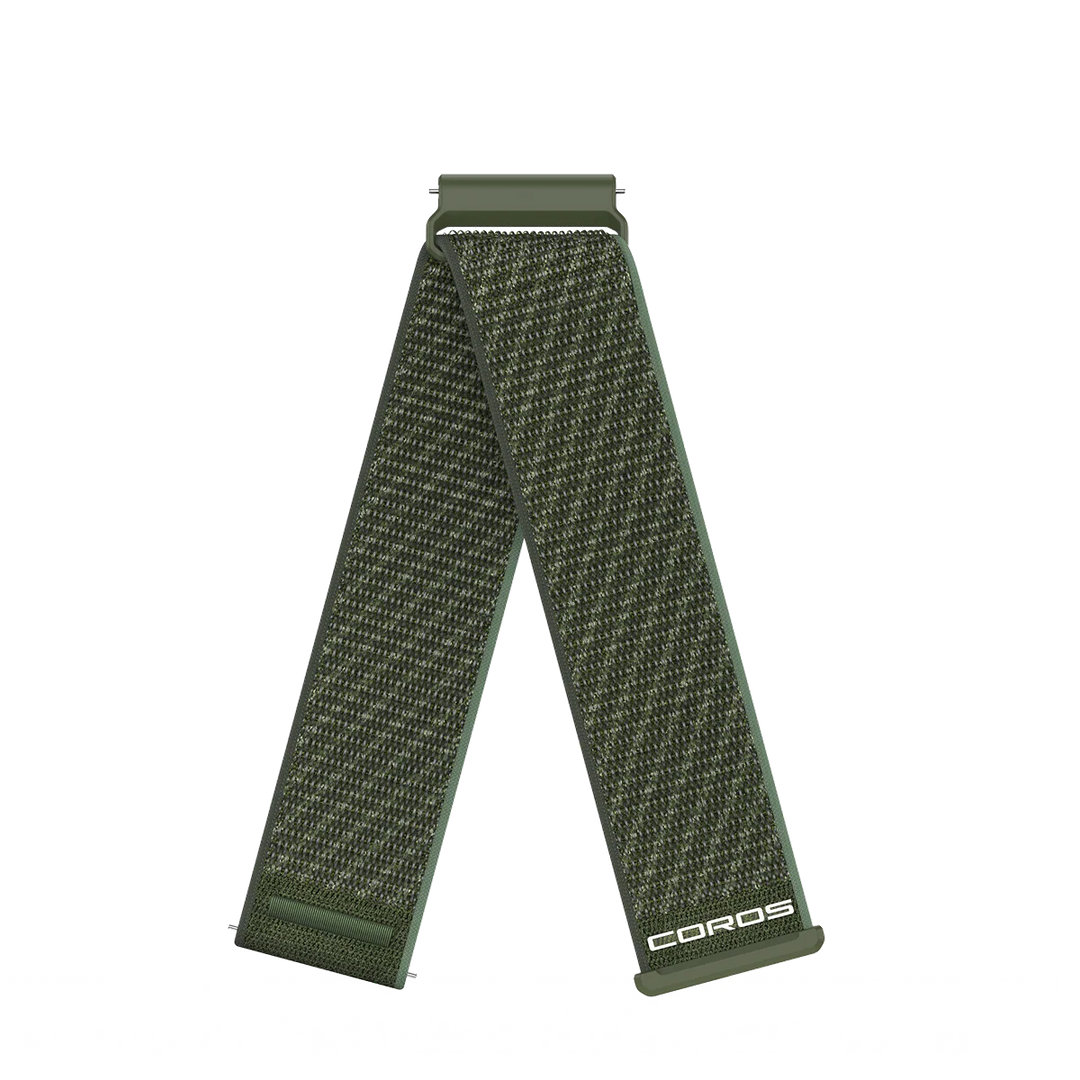 Coros 24mm Nylon Band (Forest Green)