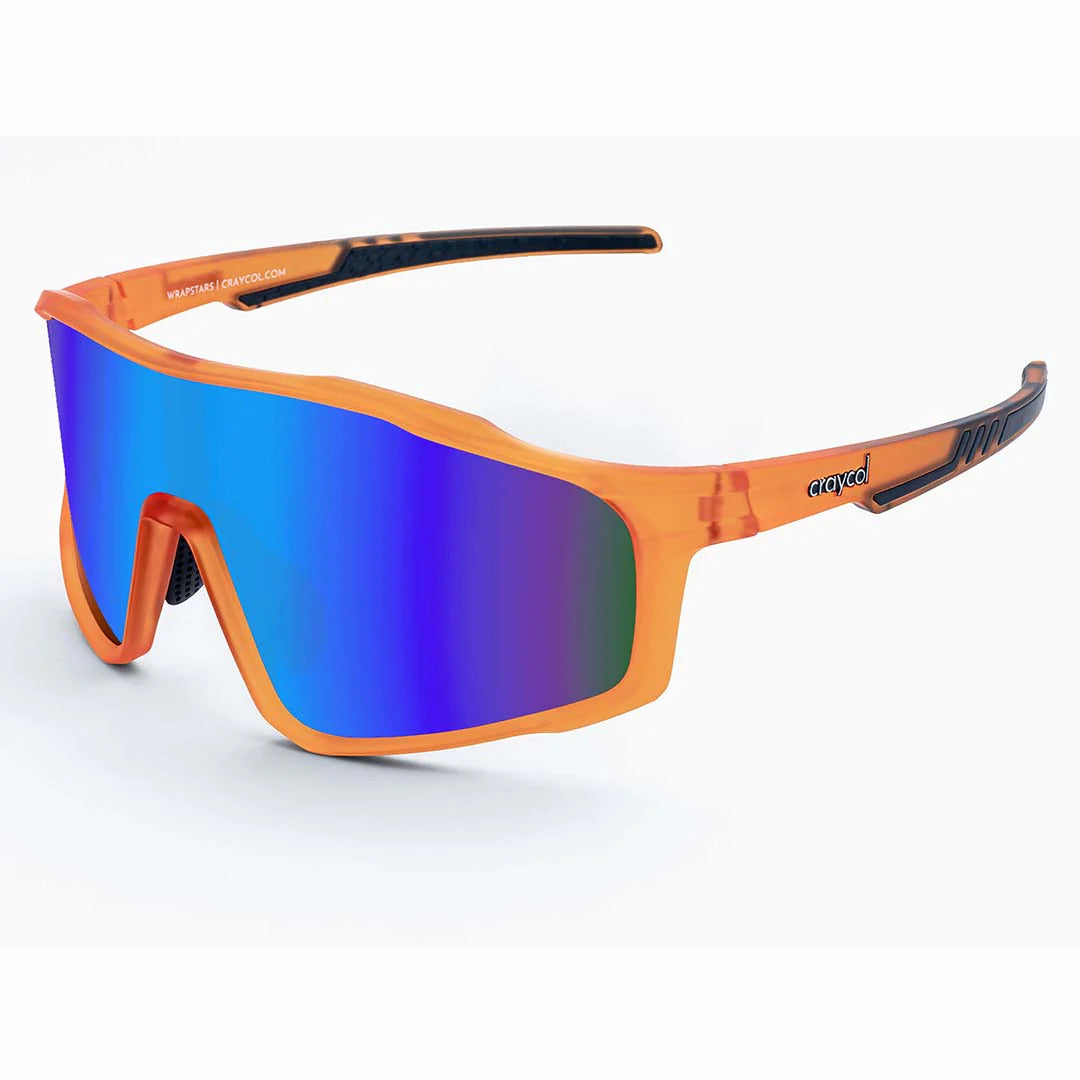 Craycol Speedy Bunny Sport Sunglasses (Blue Reflective/Orange)