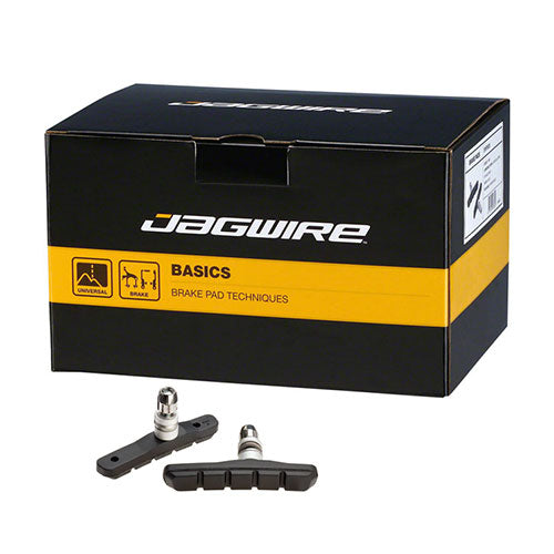 Jagwire Rim Brake Pads and Inserts MTB Sport Bulk Pack (Black)