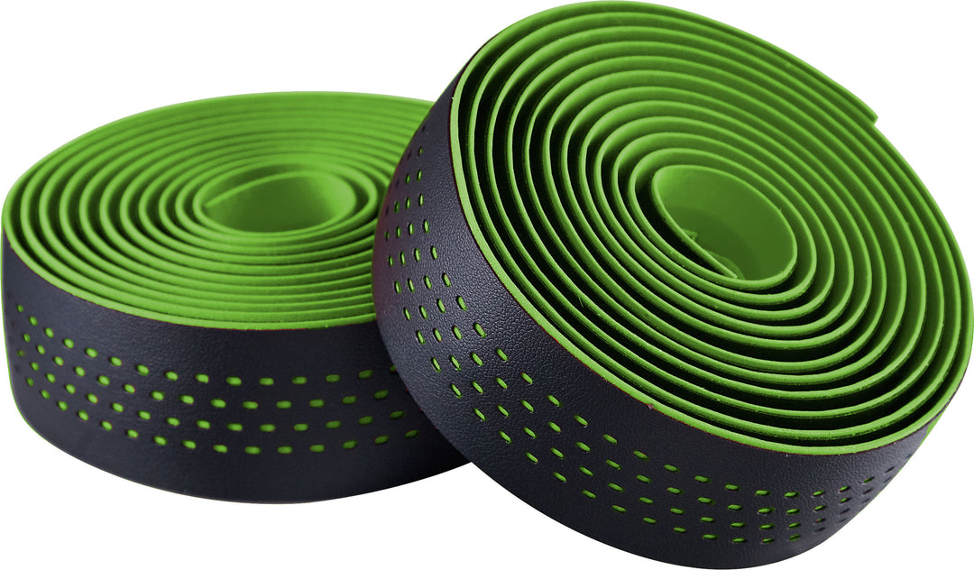 Merida Soft Microfiber Bartape (Black/Green Dots)