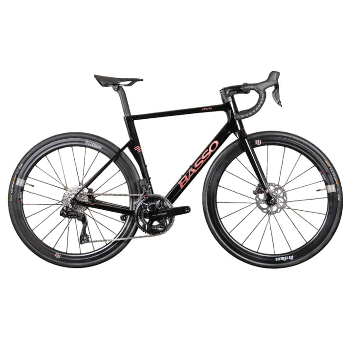 Basso Venta R 105 Di2 Attaque Carbon 45 (Black)