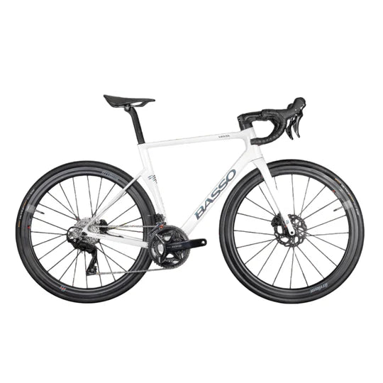 Basso Venta R 105 Di2 Attaque Carbon 45 (White)