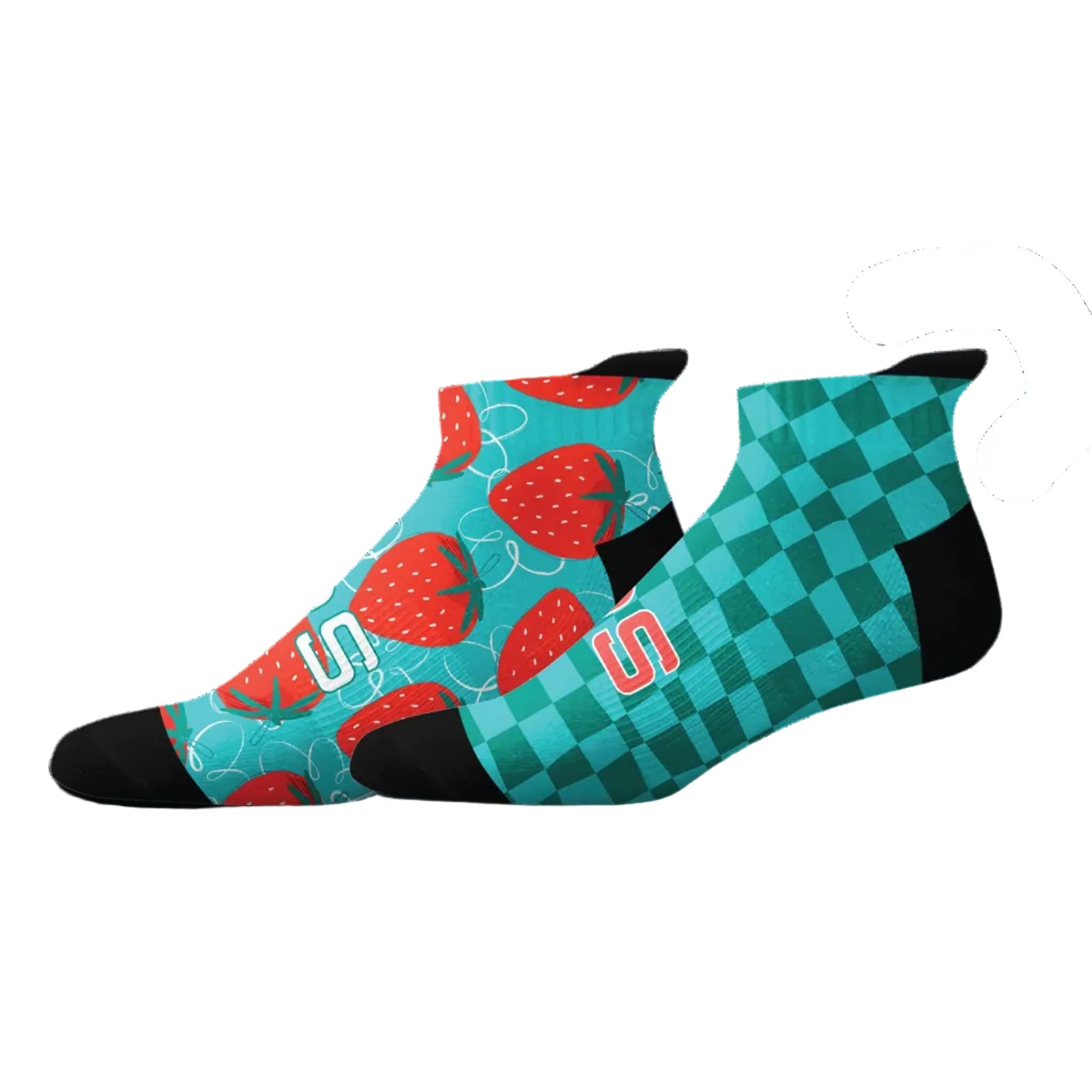 Sox Footwear Berries Tab Unisex Multi Sport Socks - Pack of 2 (Print)