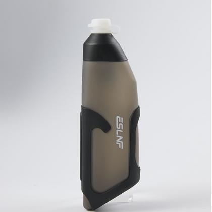 ESLNF Aero Bottle with Cage in Black/Transparent