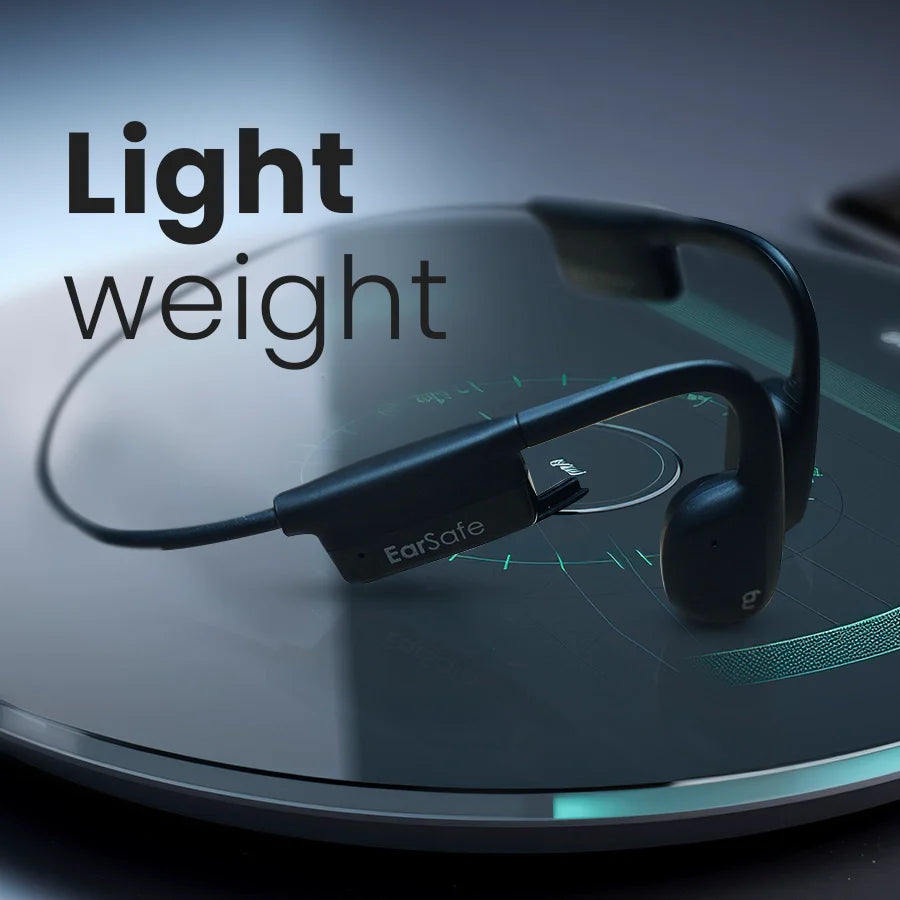 NG EarSafe Pro Mini Open Ear Bone Conduction Headphones (Black)