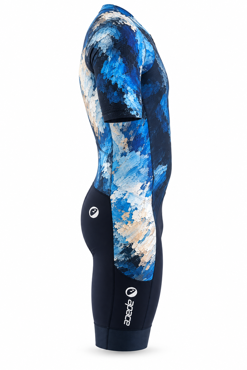 Apace Butterfly Volt Unibody Trisuit (Men's) (Storm) - side profile