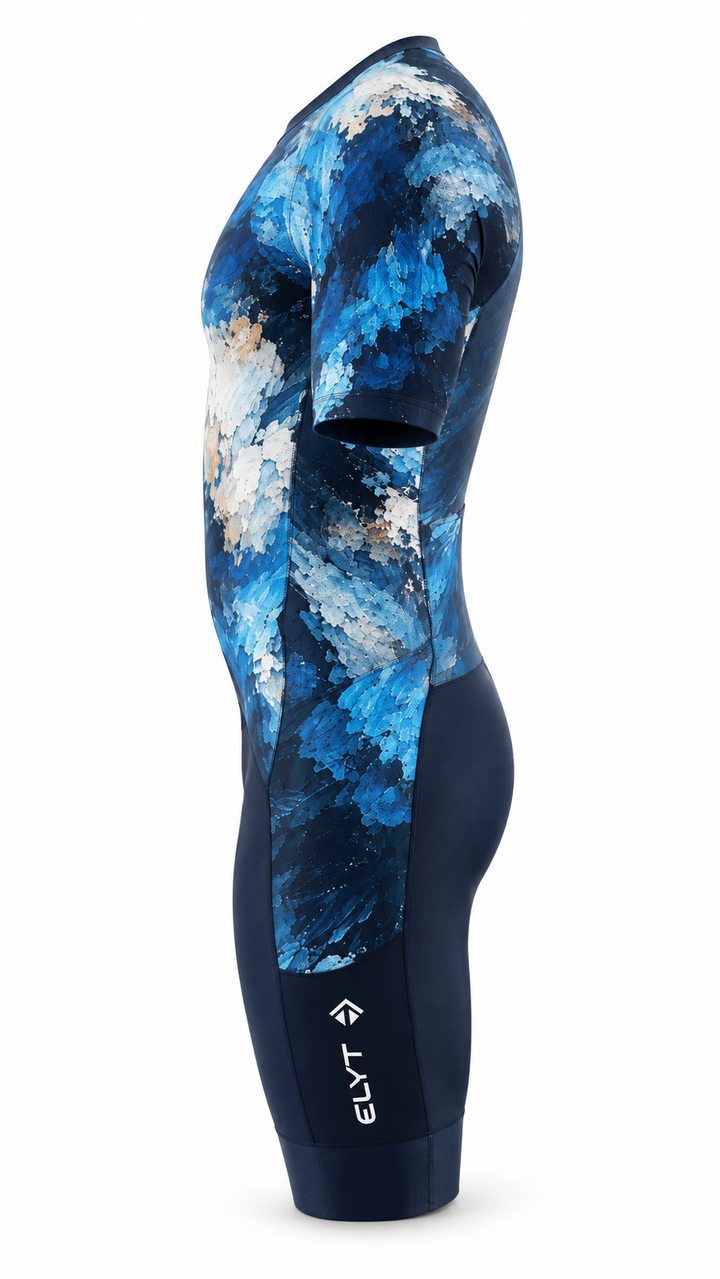 Apace Butterfly Volt Unibody Trisuit (Men's) (Storm) - alternate profile