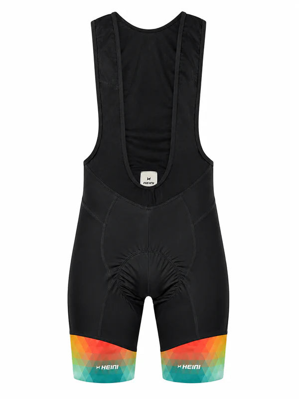 Heini Bozen 652 Men's Cycling Bibshorts (Black/Print)
