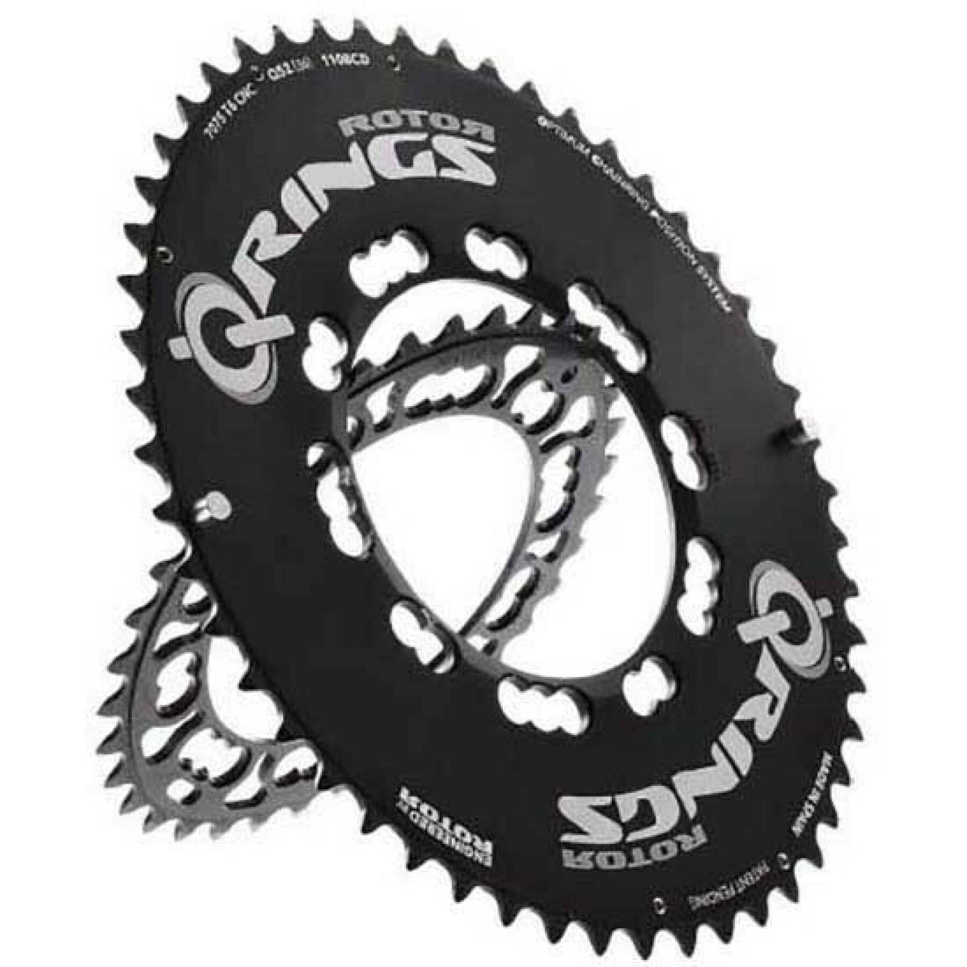 Rotor Q Rings 10/11 Speed Chainring (Black)