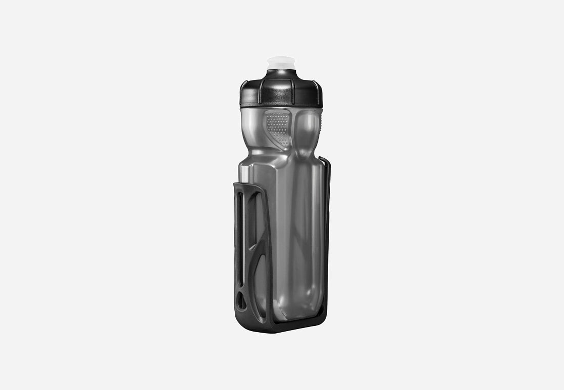 Cannondale Gripper Aero/ReGrip Aero Bottle w/ Cage (Black/Grey)