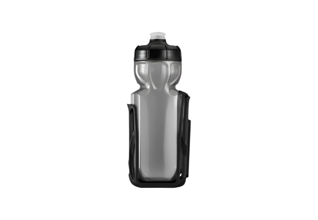 Cannondale Gripper Aero/ReGrip Aero Bottle w/ Cage (Black/Grey)