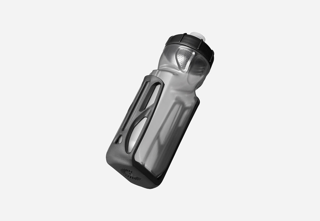 Cannondale Gripper Aero/ReGrip Aero Bottle w/ Cage (Black/Grey)