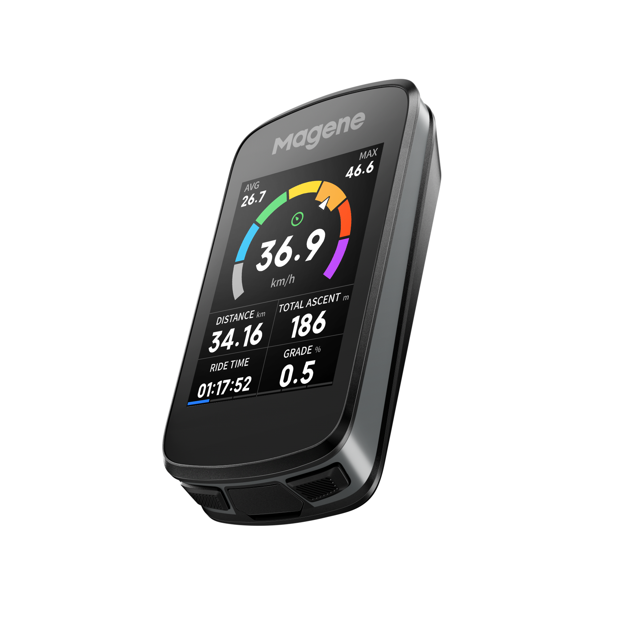 Magene C606 V2 GPS Cyclocomputer (Black)