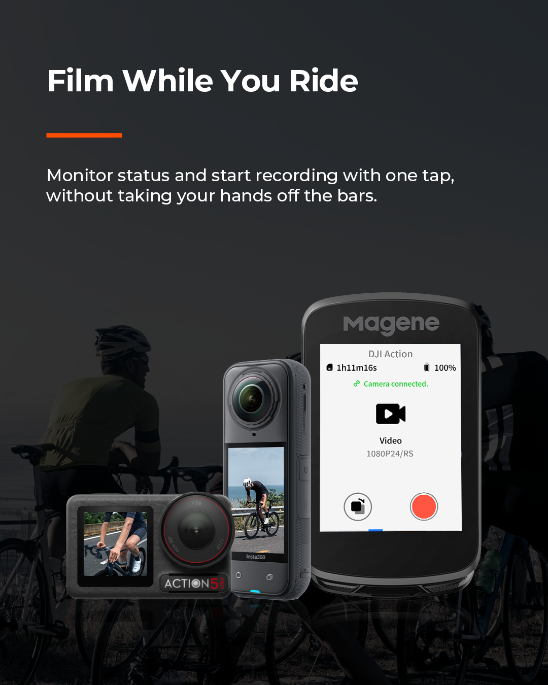 Magene C606 V2 GPS Cyclocomputer (Black)