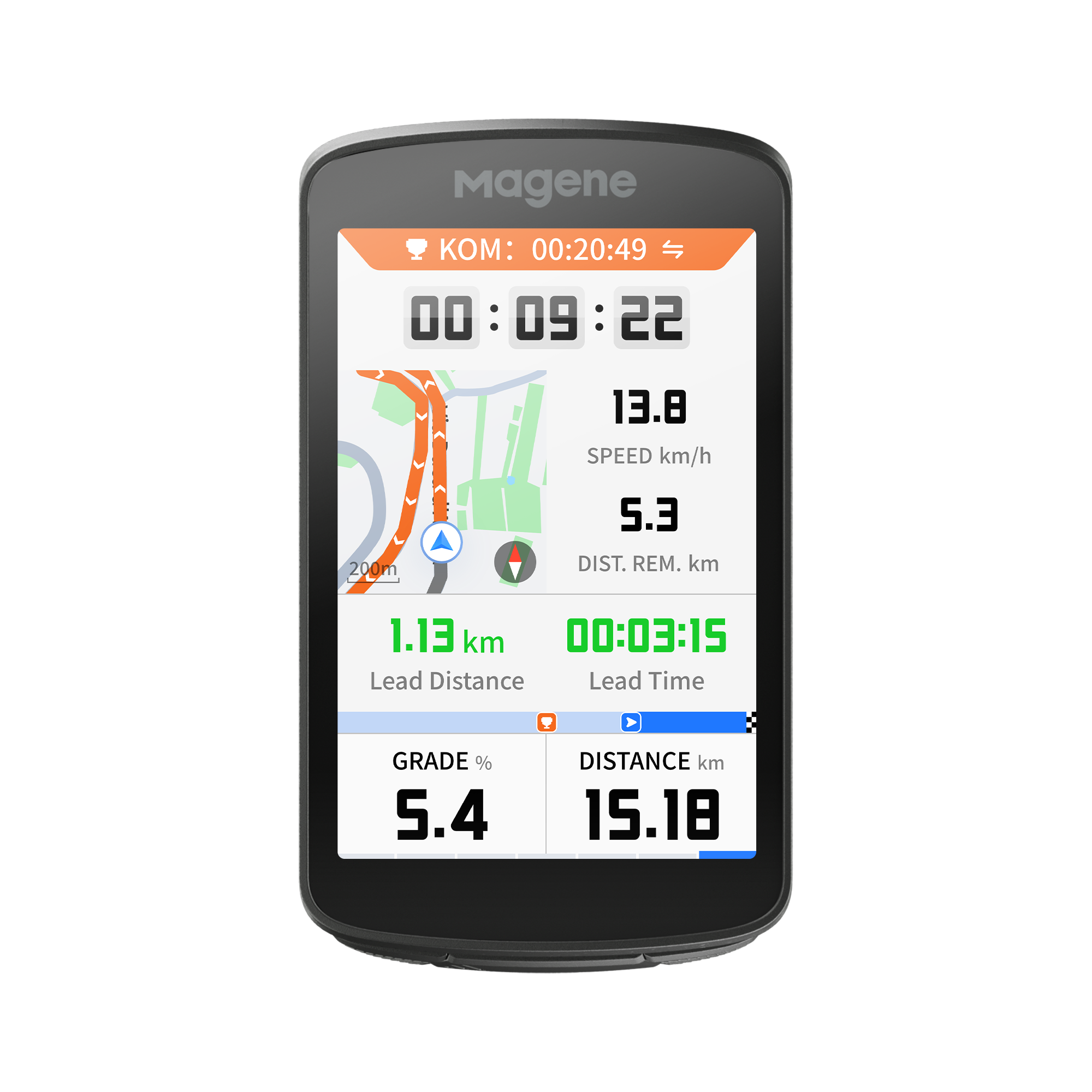 Magene C706 GPS Cyclocomputer (Black)