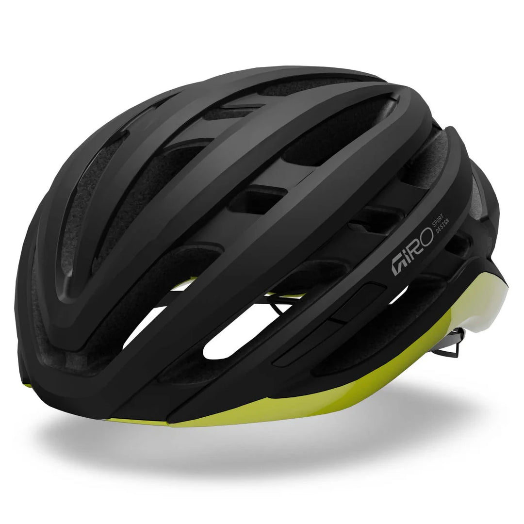 Giro Agilis MIPS Road Cycling Helmet (Matte Black/Hi Viz)
