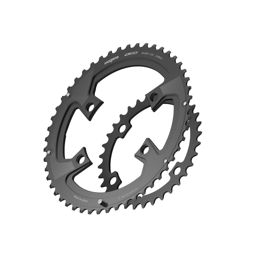 Magene QED Lightweight Split 12 Speed Chainring (Black)