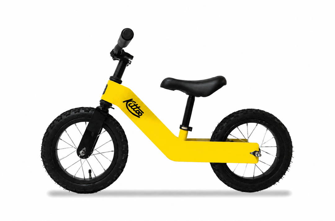 Kittoo No-Pedal Alloy Kids Balance Bicycle (Yellow)