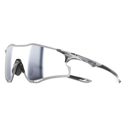 Kapvoe Cheetah Sport Sunglasses (Black/Silver)