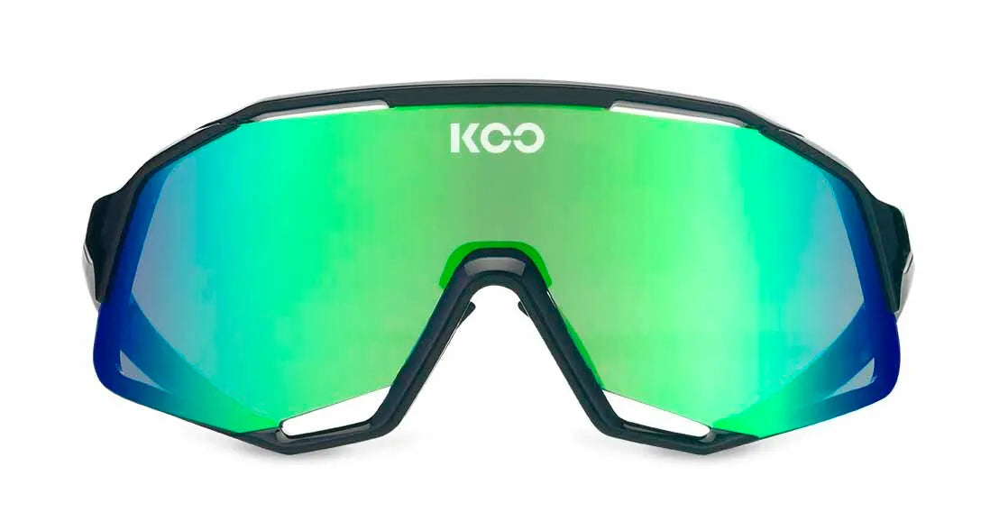 KOO Demos Sport Sunglasses (Black/Green) – BUMSONTHESADDLE