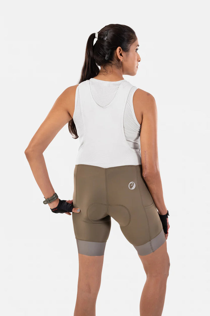 Apace Explore Prima Endurance Women's Cycling Bibshorts (Moss)