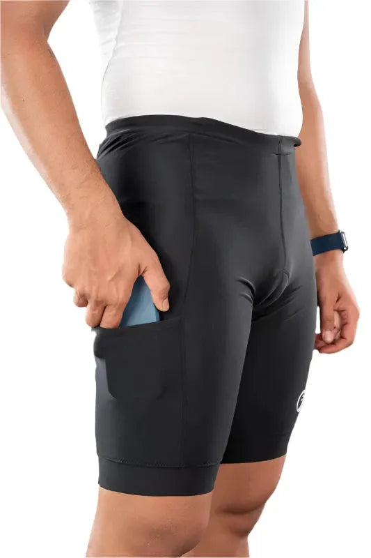 Apace Verge Primo Men's Cycling Trishorts (Black)