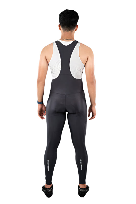 Apace Gel Padded Men's Cycling Bib Full Tights (Nightrider)