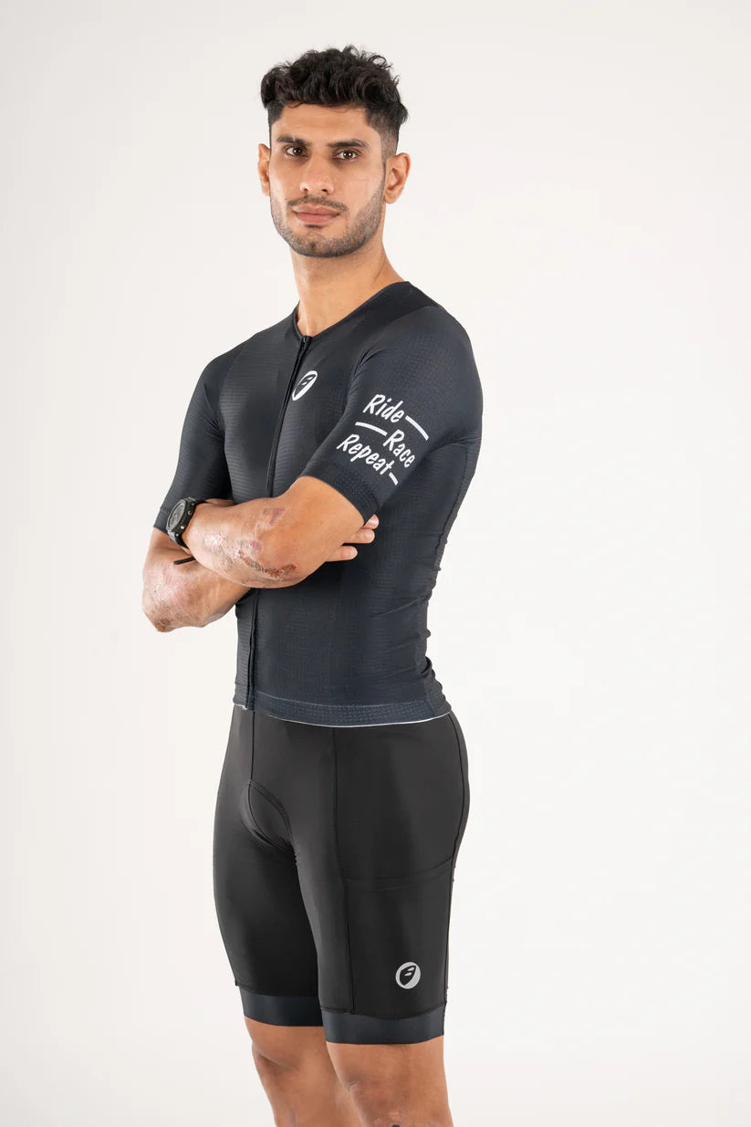 Apace Unisex Cycling Jersey (Stealth)